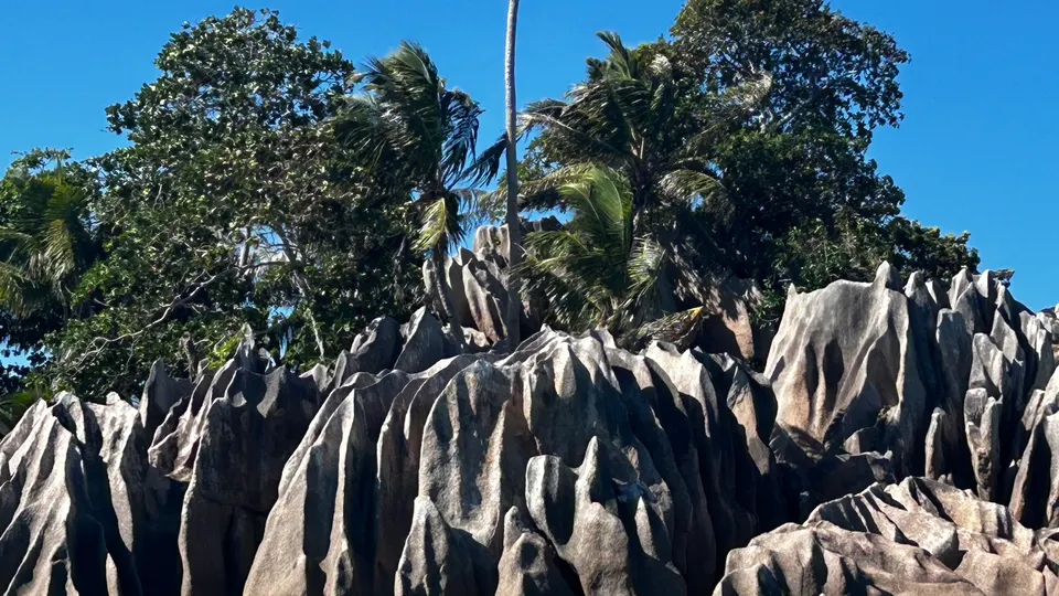 The inner islands stretching out under a high sun